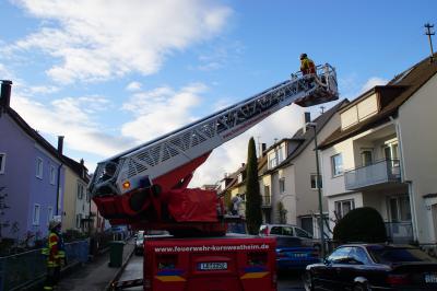 Kornwestheim: Brand in Dachstuhl verursacht schweren Sachschaden